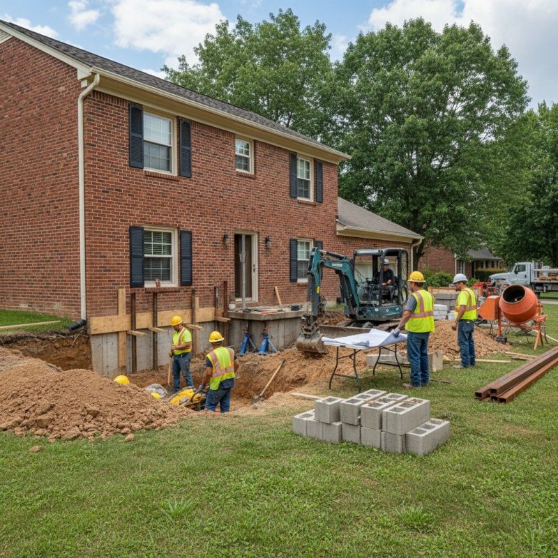 Local Home Foundation Repair pros at work
